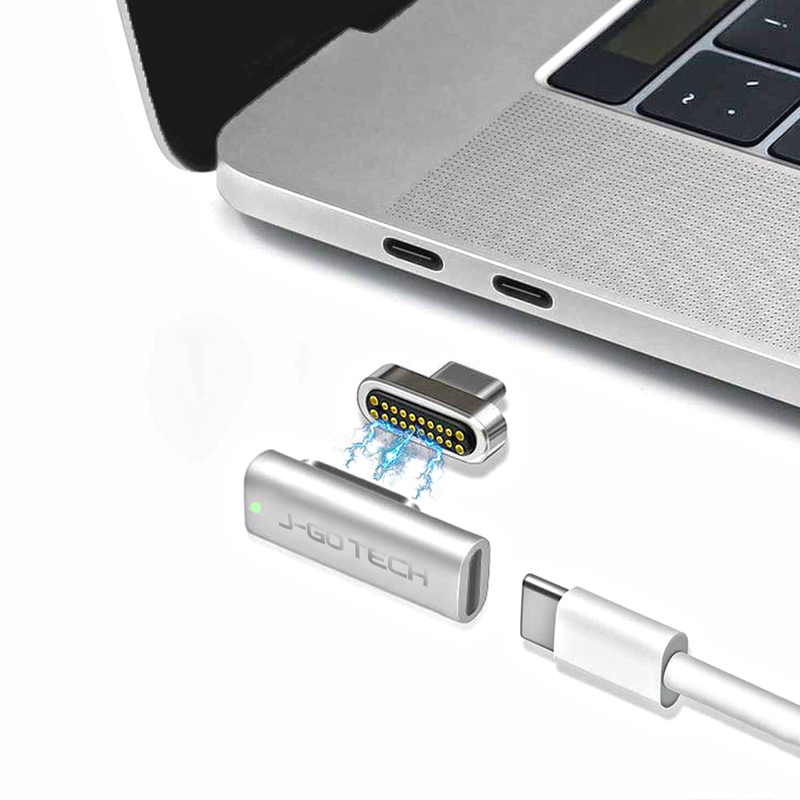 USB C Magnetic Adapter, USB 3.1 Gen 2, 100W (5A) PD, 10 Gbps